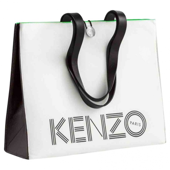 Kenzo Handbags - H & M - KENZO collaboration Leather Shopper Large